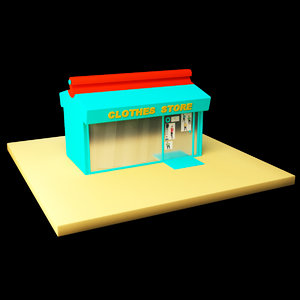 store 3D model