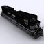 locomotives carriages 3D model