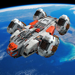 3D model space shuttle