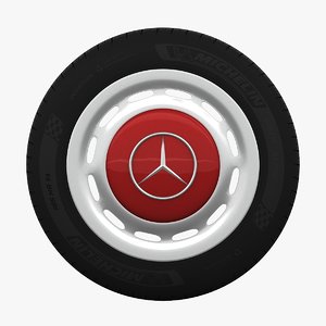 3D mercedes-benz 280 sl wheel model