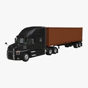 mack anthem container trailer model
