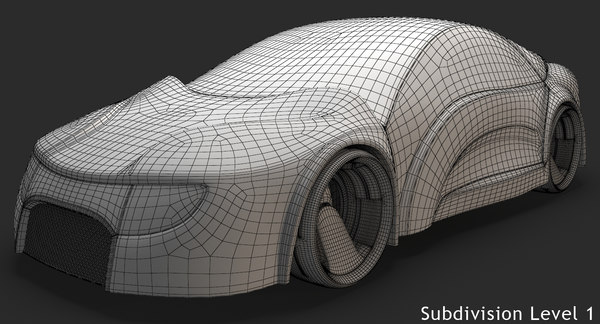 3D sci-fi futuristic future car - TurboSquid 1389879