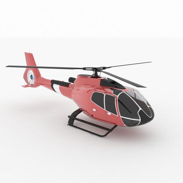 ヘリコプターh 130アニメーション低ポリ3dモデル Turbosquid