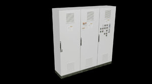electrical cabinet 02 3D model