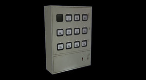 electrical cabinet 3D model