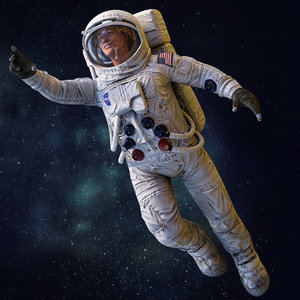 3D astronaut rig spacesuit
