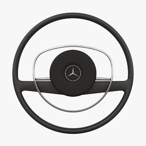 mercedes-benz 280 sl steering wheel 3D model