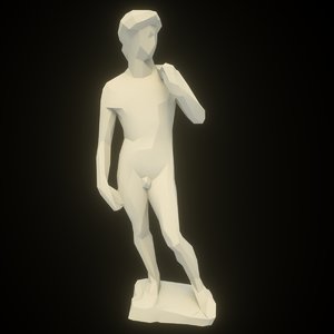 3D david sculpture