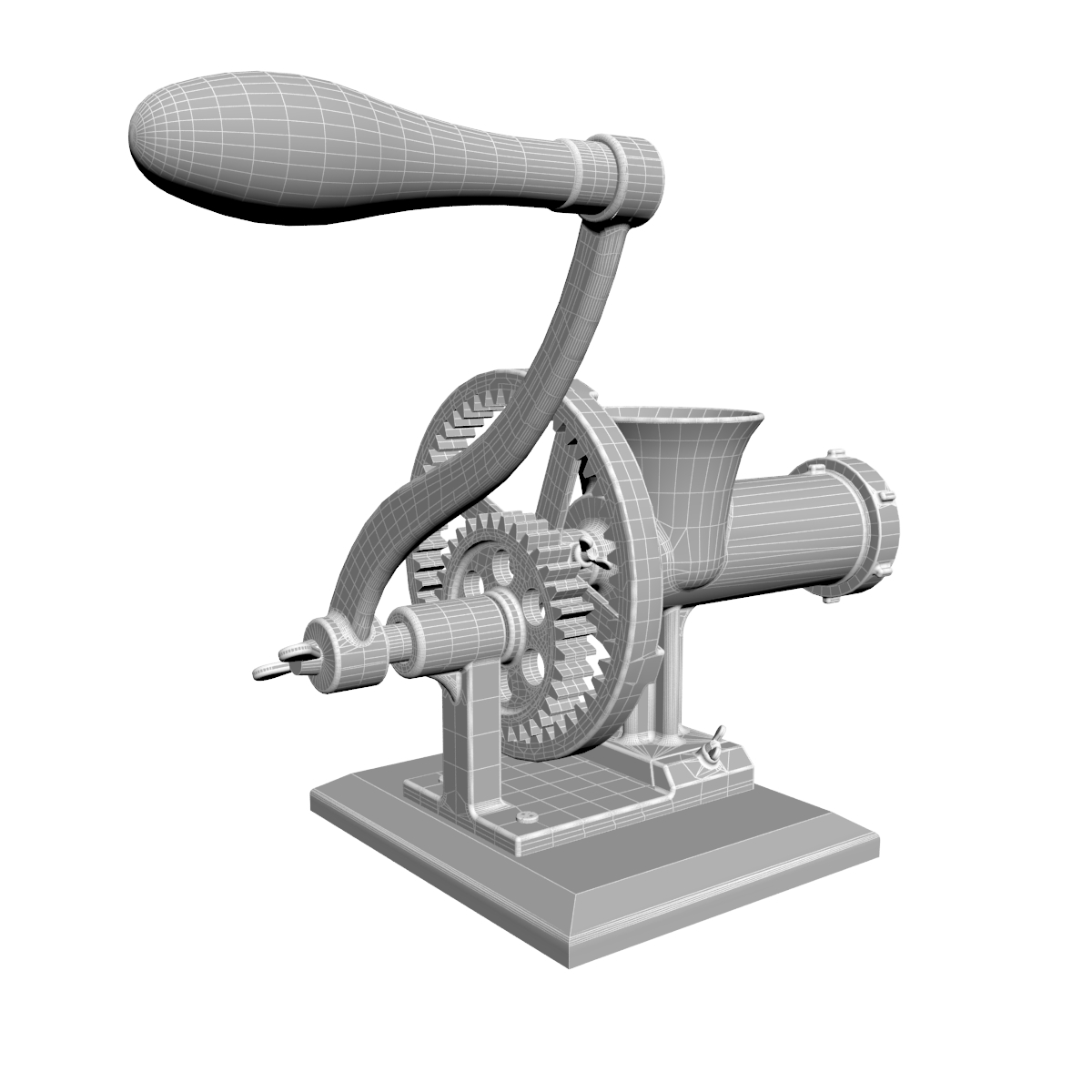 Universal meat chopper model TurboSquid 1390020