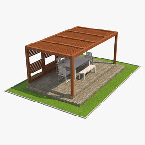 outdoor seating 1 interior model