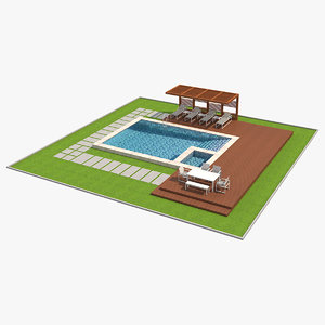 swimming pool 1 3D