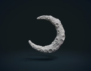 3D crescent model