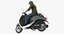 3D scooter man 02