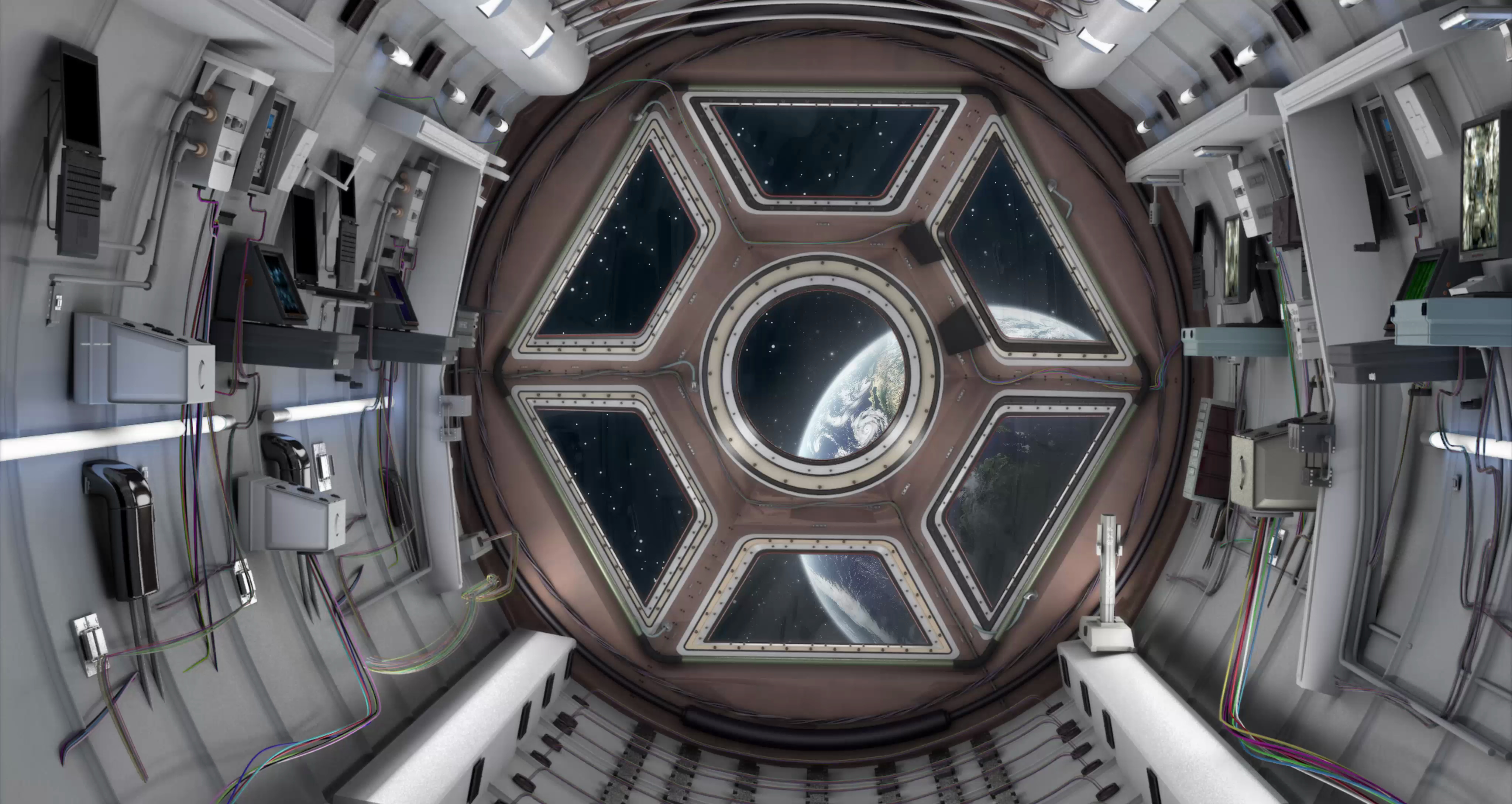 Science Fiction Raumschiff Innenraum