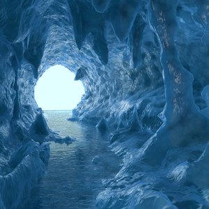 3D ice cave model