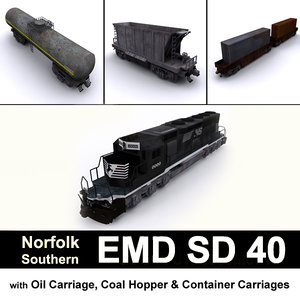 3D norfolk emd sd 40
