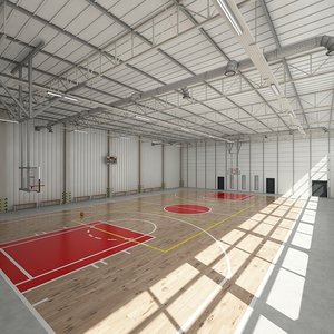 basketball court model