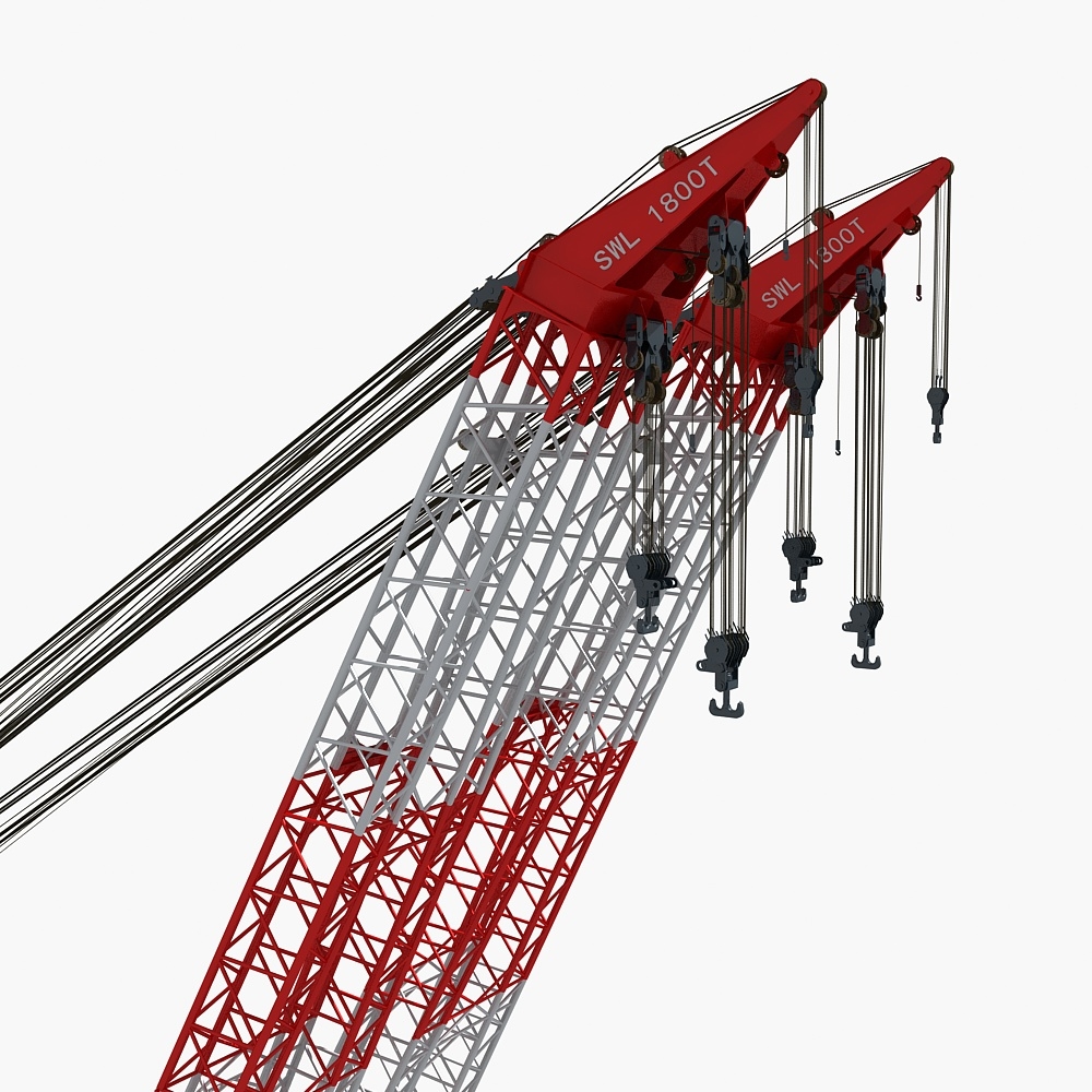 3D floating cranes model - TurboSquid 1390590