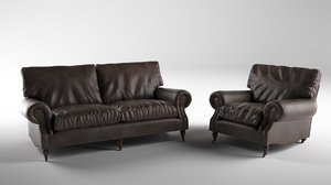 sofa armchair 3D model