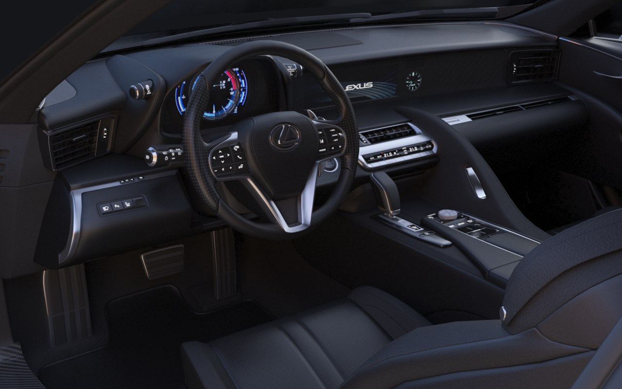 Lexus car interior 3D model - TurboSquid 1390753
