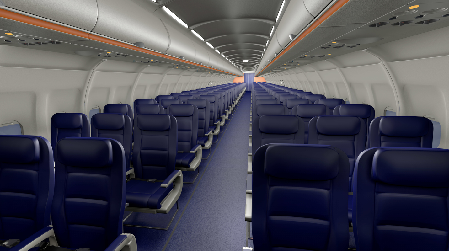 Interior Airbus A320 Model - Turbosquid 1390826