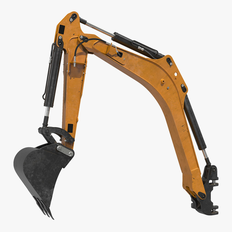 Excavator boom arm rigged 3D TurboSquid 1391968