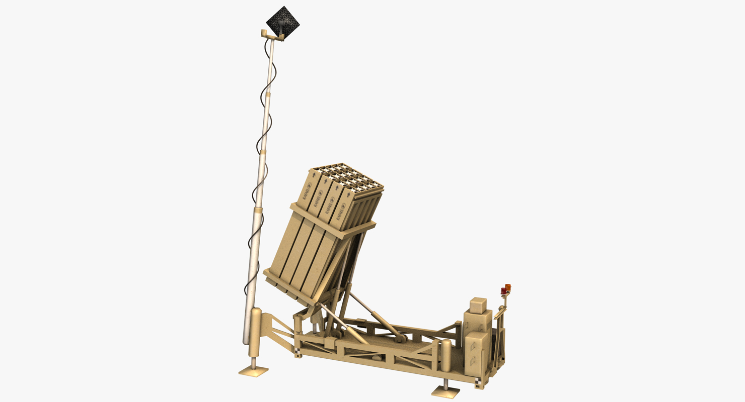 realistic iron dome 3d 3ds