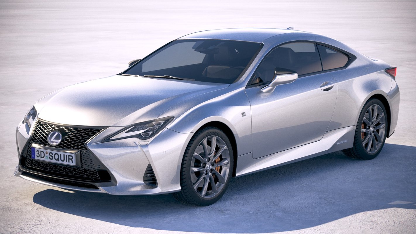 3D model lexus rc 2019 TurboSquid 1390949