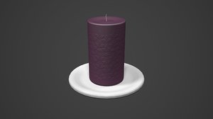 3D candle v1 model