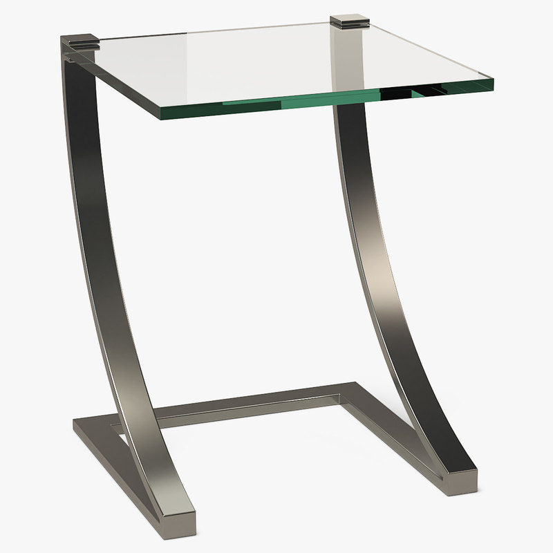 Free 3D square end table metal TurboSquid 1391123