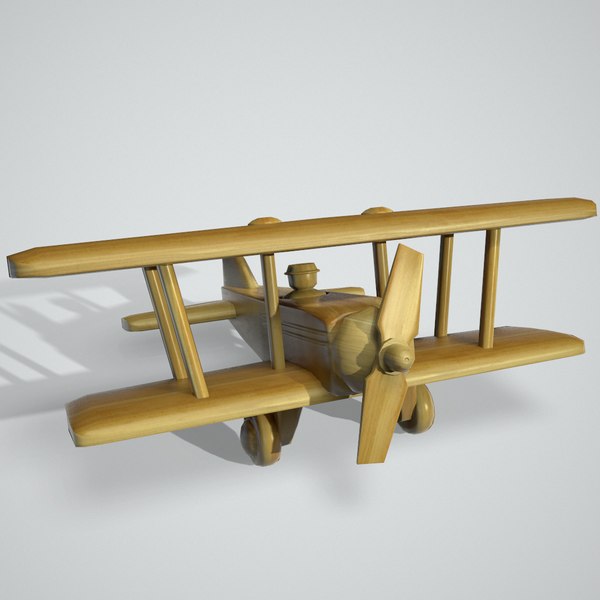 toy wooden airplane