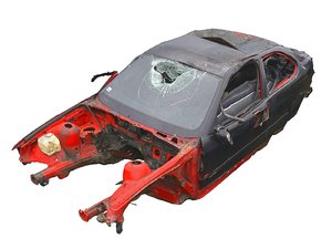 3D car wreck 16k model