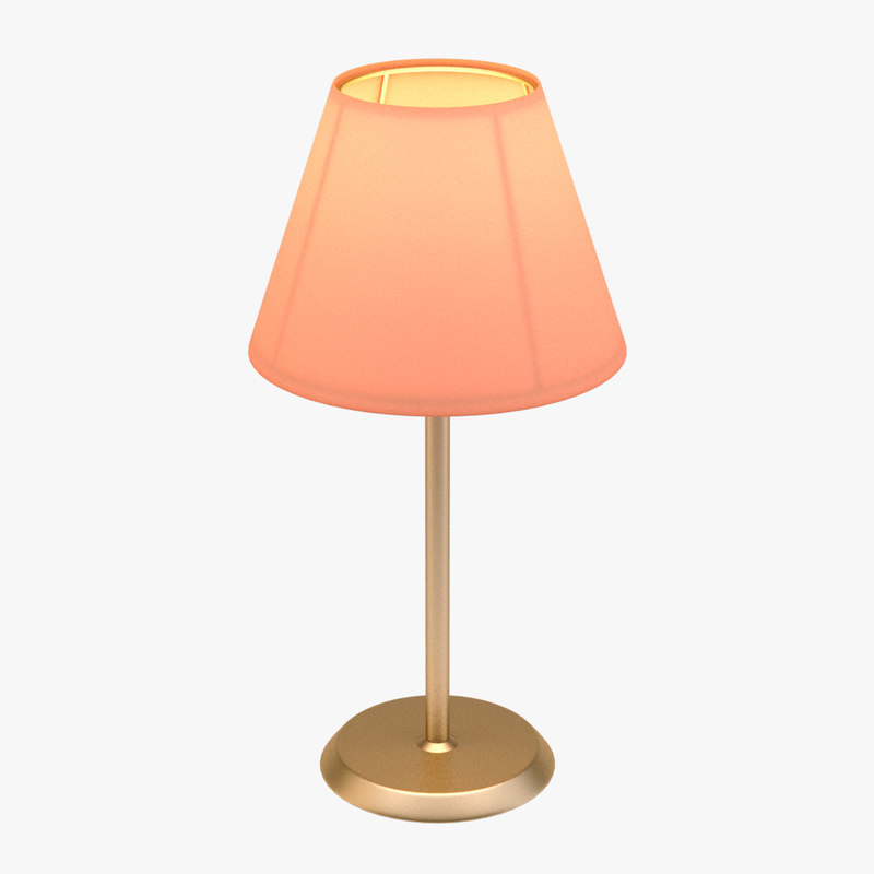 3D cartoon table lamp lighting TurboSquid 1391083