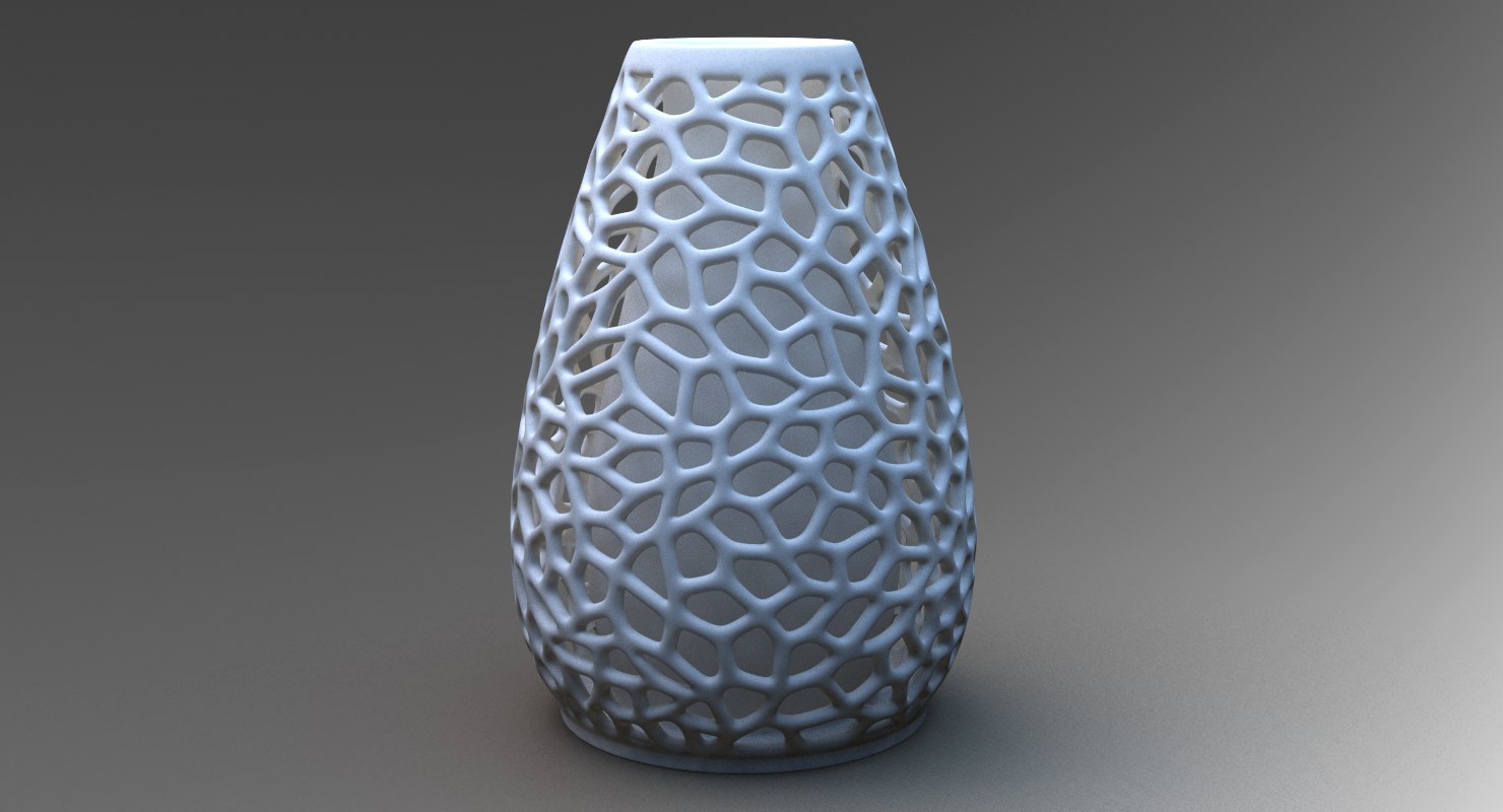 3D flower vase printing - TurboSquid 1391334