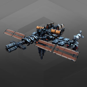modules space stations 3D model