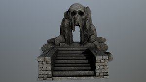 skull cave model