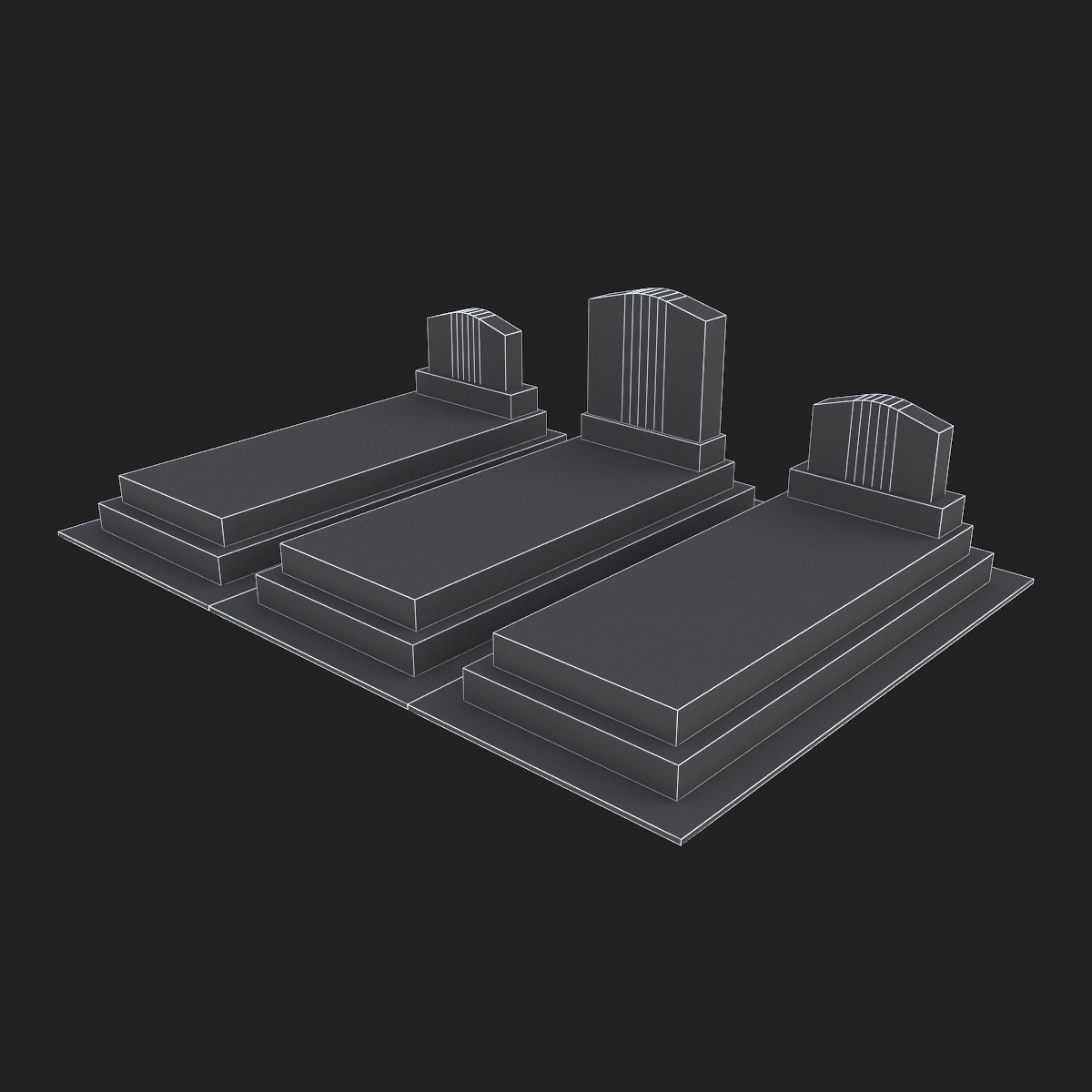 墓碑3d模型