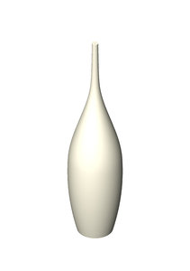 tall zen vase 3D model