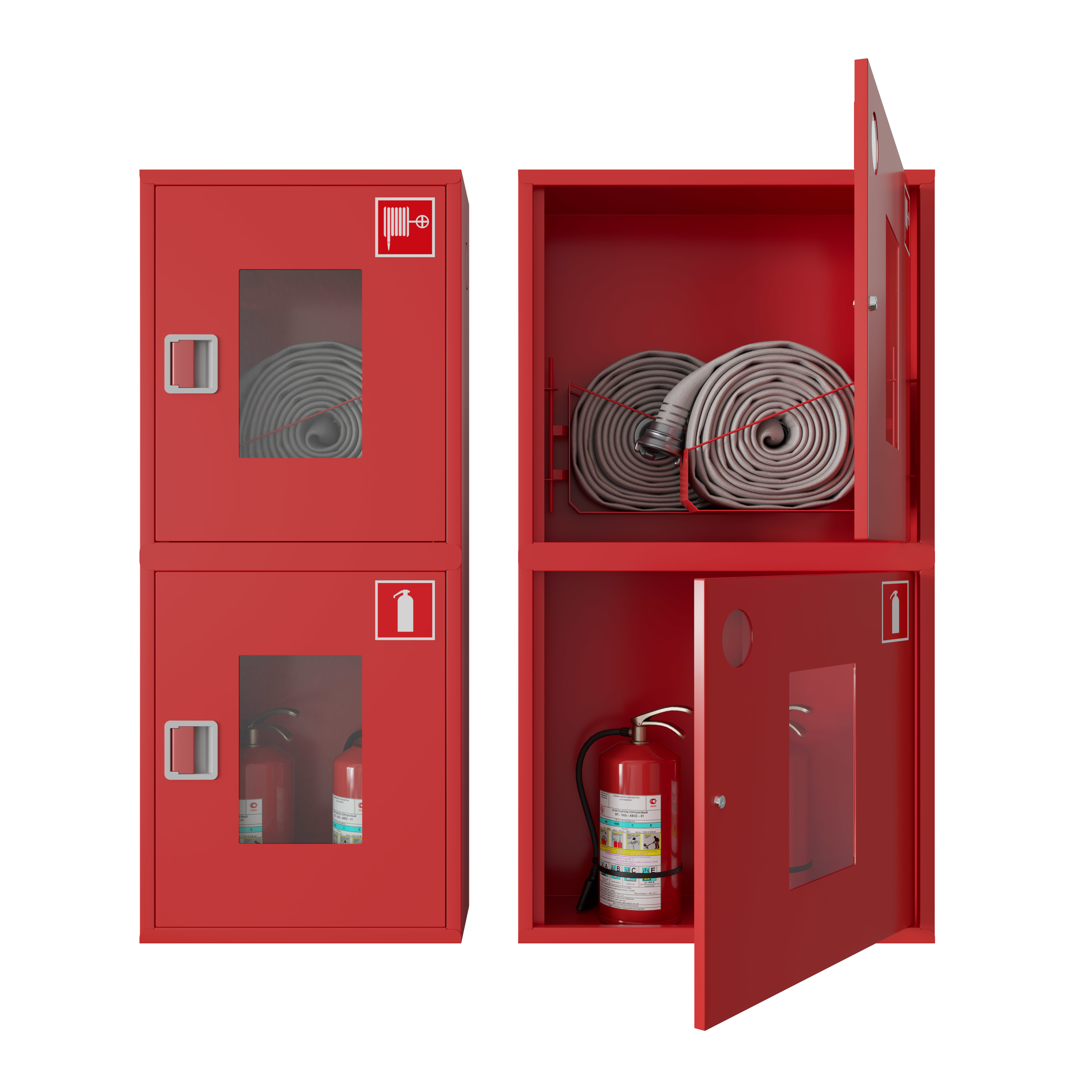 Шкаф пожарный навесной 3д модель Blender