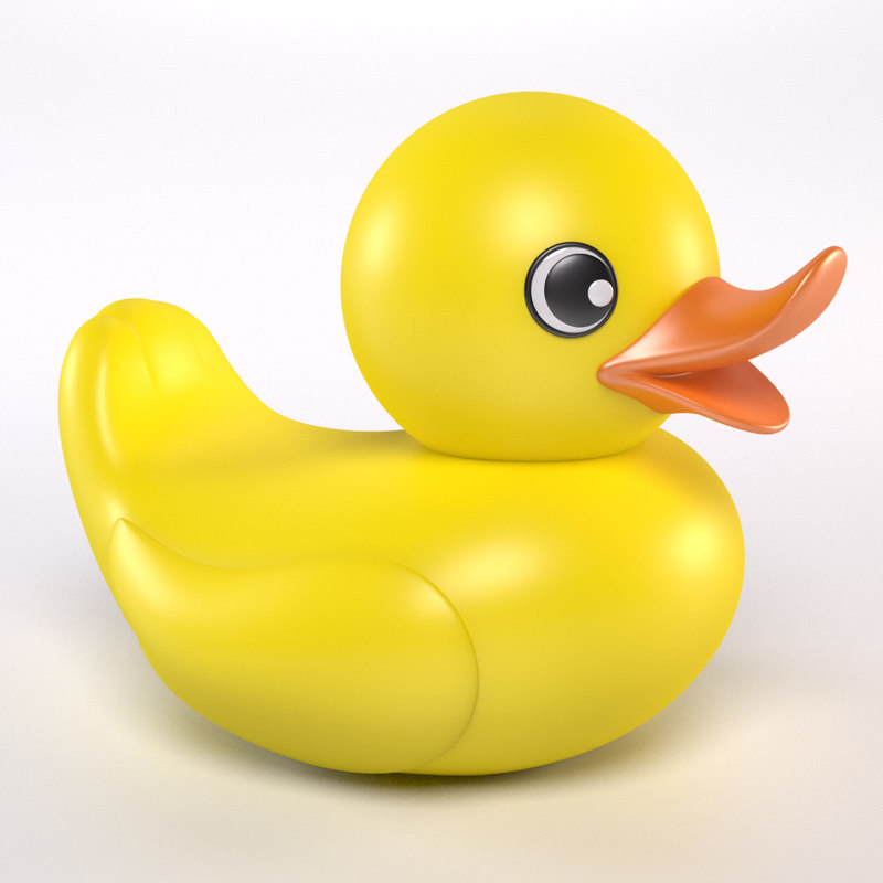 3d duck doll
