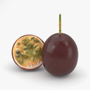 passion fruit 3D model