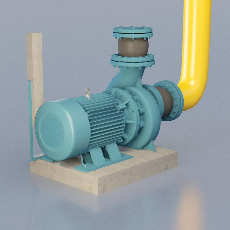 Water Pump 3d Model Turbosquid 1391780