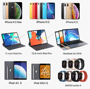 apple electronics 2018 macbook 3D model