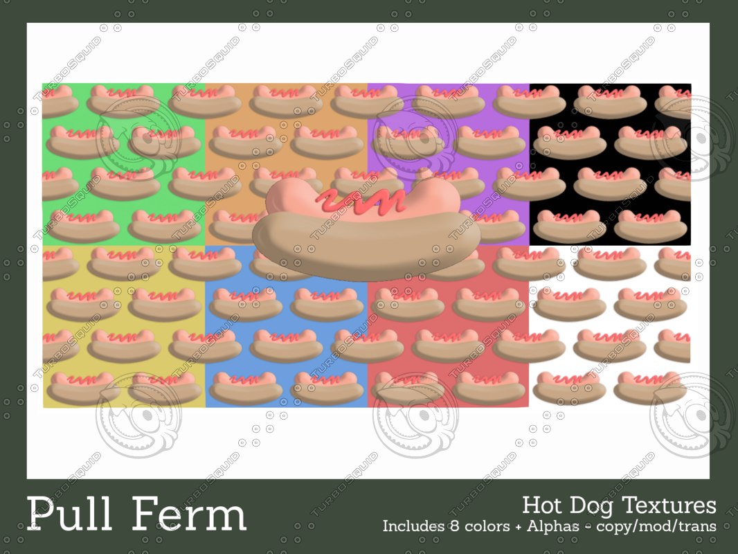 Texture PNG texture hot dog