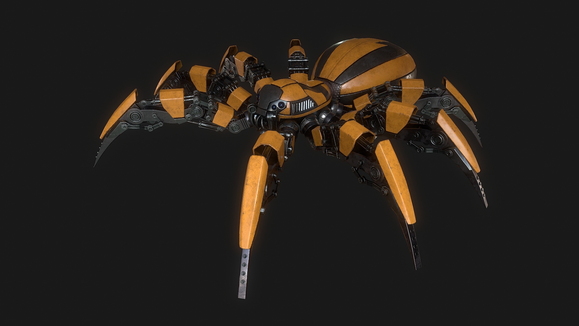 3d spider bot robot