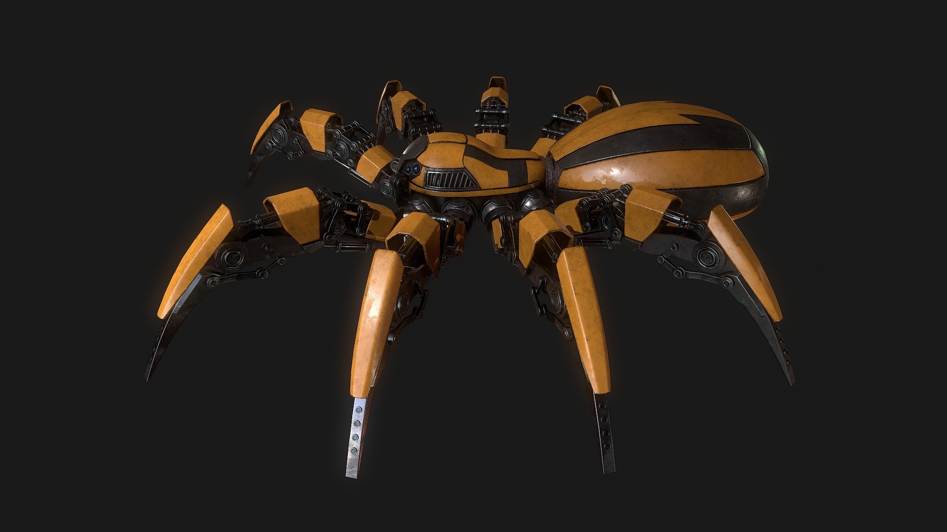 3d spider bot robot