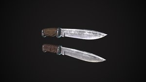 knife weapon 3D model