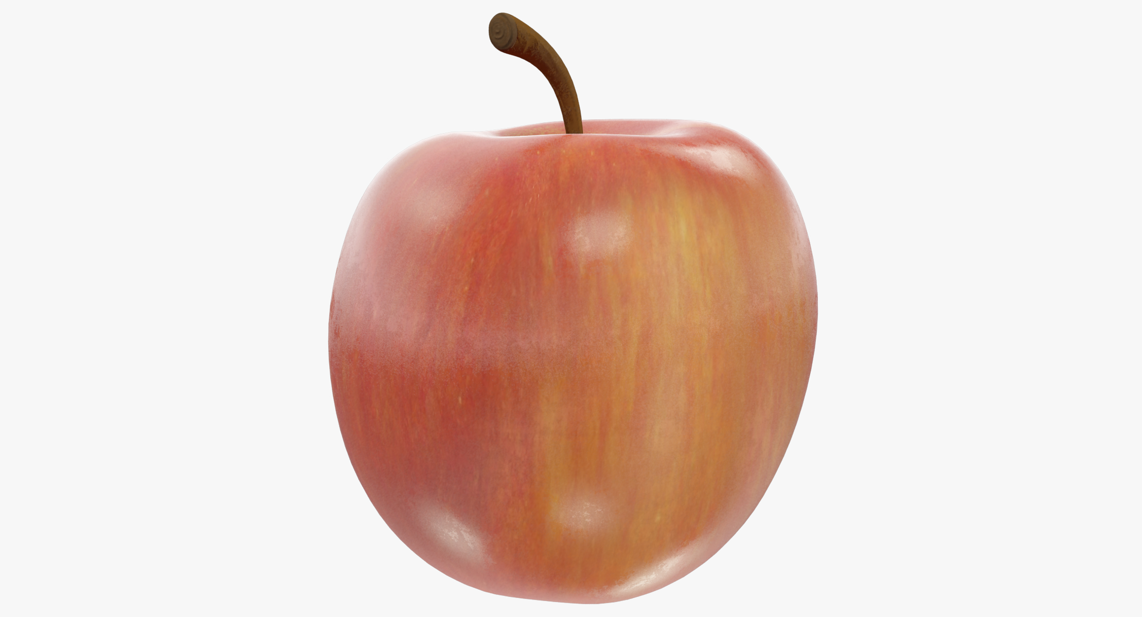 红苹果3d模型