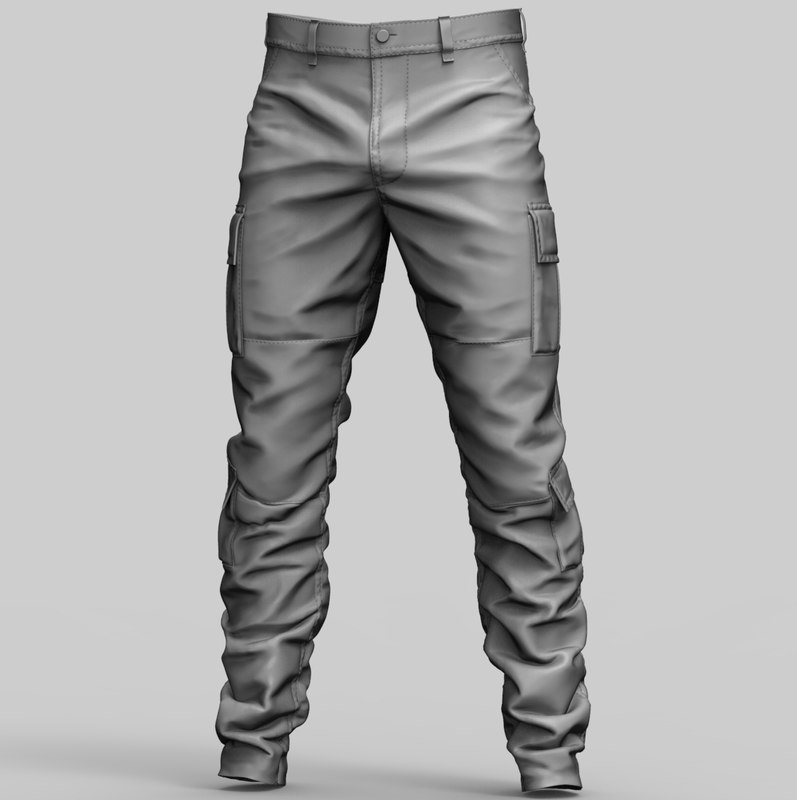 Cargo pants 3D model - TurboSquid 1376479
