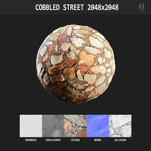 Cobbled Street Texture